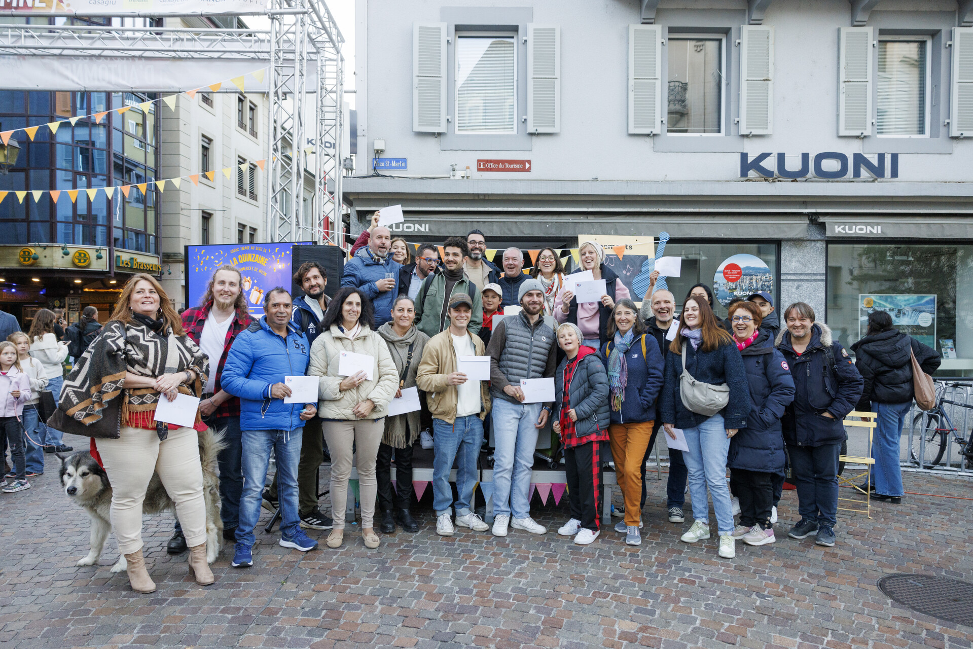 Remise des prix de la Quinzaine des commerces en photo